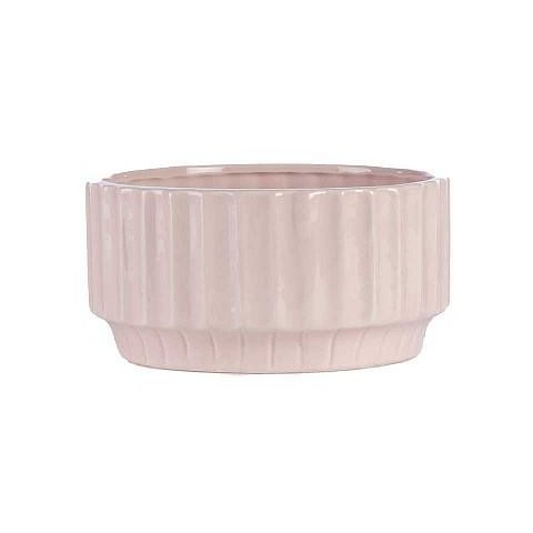 VASO ROSA CERAMICA D.18 H.9.2